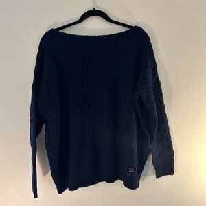 Ralph Lauren Sport Cable Knit Boatneck Sweater